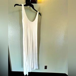 Long white comfortable dress
